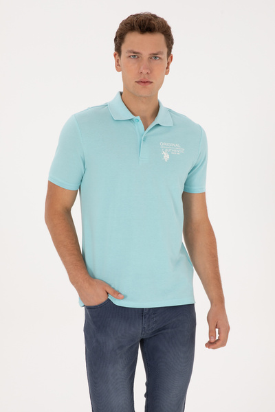 U.S. Polo Assn. Men's Aqua T-Shirt 50324903-Vr007