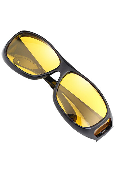 OEM driving glasses, with yellow lens, black frame