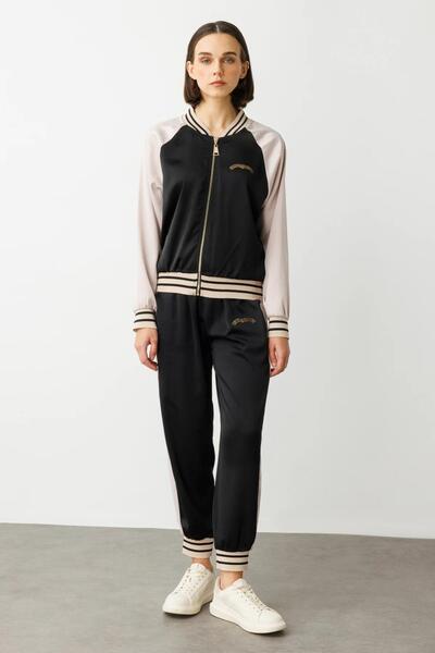 Onteks 56350 Side Striped Leggings with Ribbed Inside