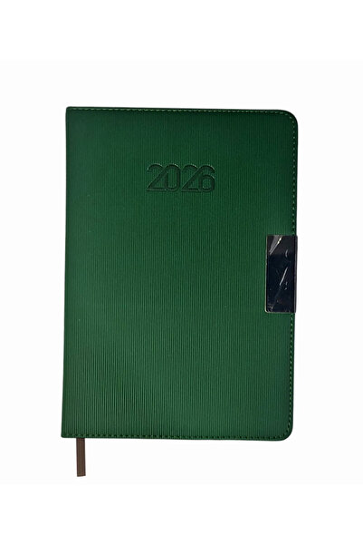 Limmy 2026 Agenda Textured Daily Planner A5 (15X21 cm) - Green