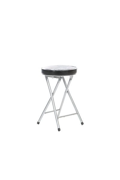 UnicSpot Cosmo Paris folding stool, black, 30x30x50 cm