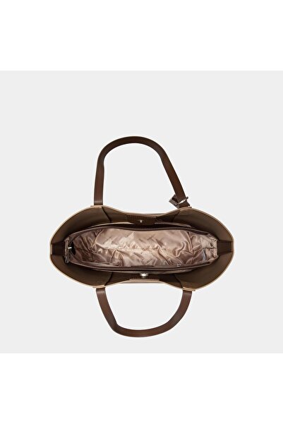 Chrisbella Crisbella brand bag, black color, made of embossed leather