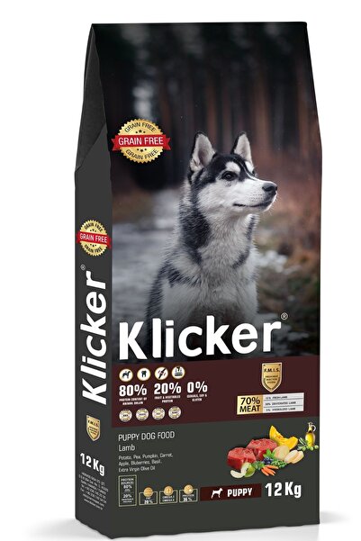 klicker Yavru Köpek Maması Kuzulu – 12 kg