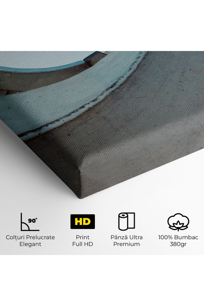 Arthub Canvas Painting, Bedroom And Living Room, Abstract, Spiral Cream Stairs