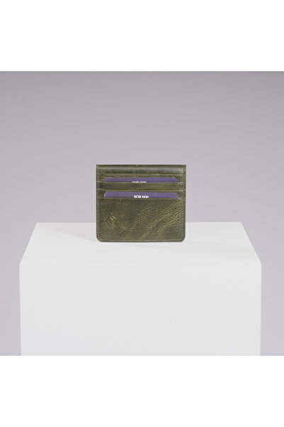 DEERDERİ London Vintage Leather Card Holder