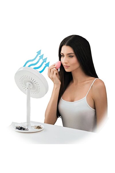 MOHAMED Oglinda make-up cu lumina si ventilator