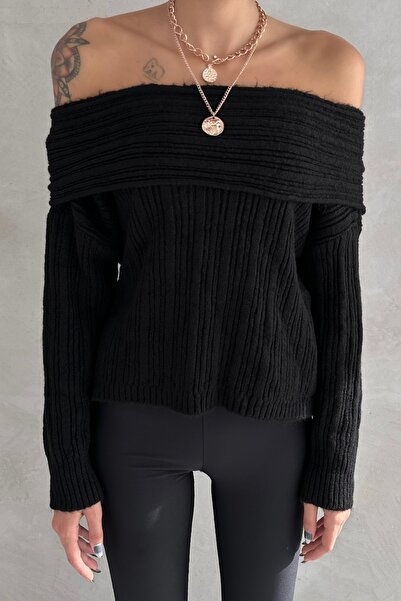New Now Joli̇e Madonna Collar Knitwear Sweater