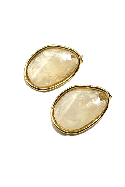 Nish&Chic Cat eye cylindrical earrings