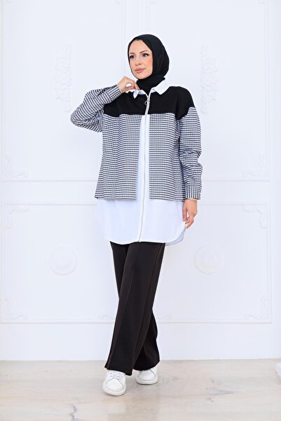 Mymood EKOSELİ FERMUARLI PAMUKLU GÖMLEK