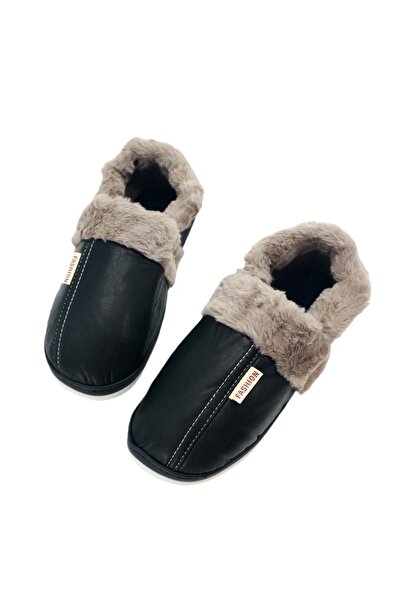 OEM Men's fur slippers, for indoors or short trips outside, D310