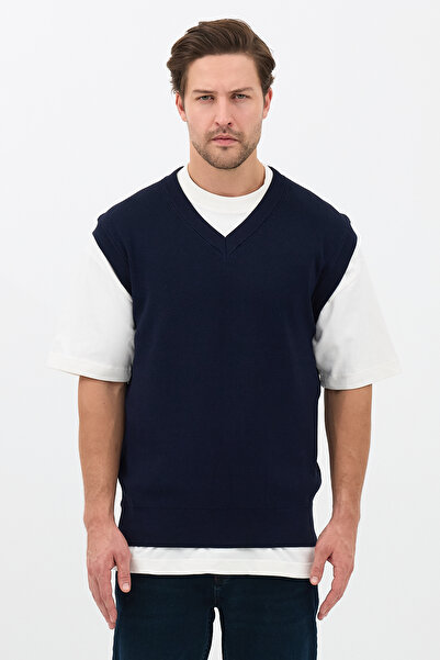 ARGOS Triko – Yıkamalı V Yaka Triko Süveter
