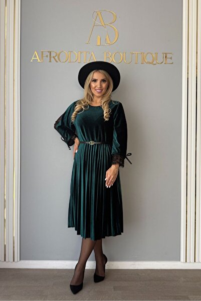 Afrodita Boutique Rochie Irma lunga catifea