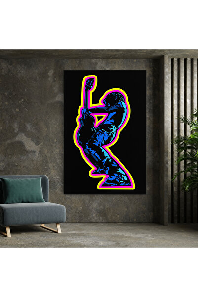 Arthub Canvas Painting, Bedroom And Living Room, Modern, Guitarist Art