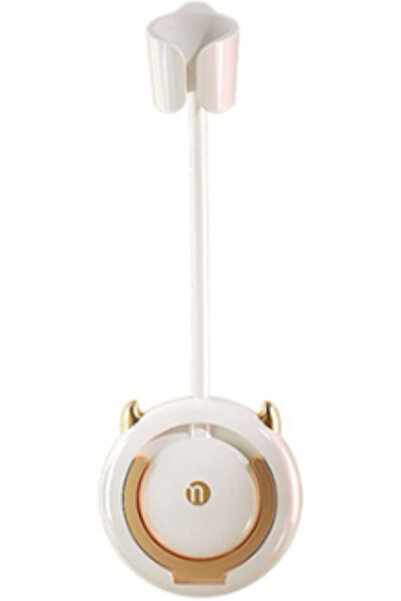 OEM Adjustable angle hair dryer holder with 360 degree rotation White