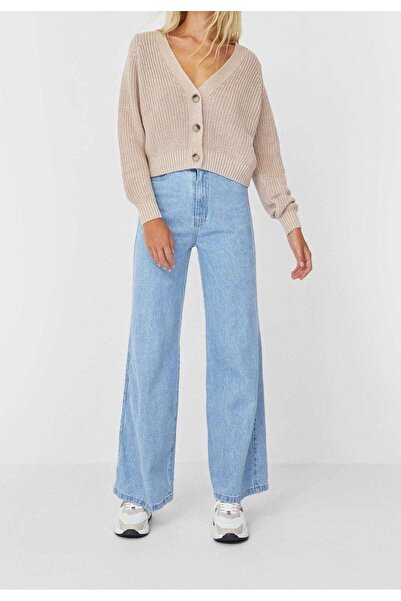 Hisleria Buttoned Front Knitwear Cardigan - Beige