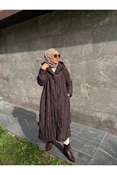 MissWhence V2810 Women's Coat with Snap Detail, Brown