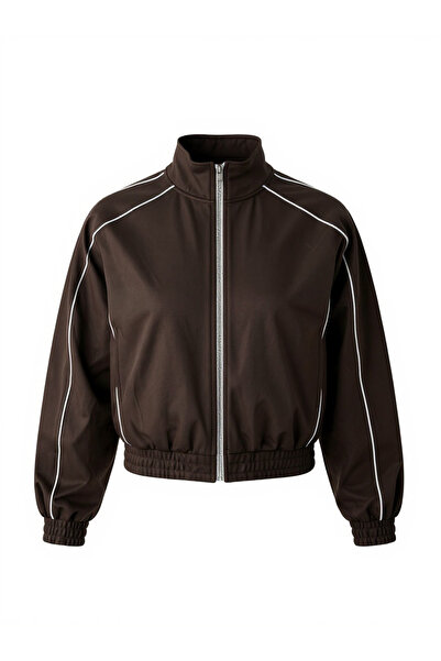 coast moda Women's Striped Modal Equivalent Sweatshirt with Elastic Waist and...