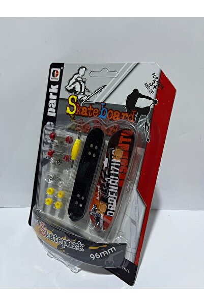 abnturk Die Cast Oyuncak Parmak Kaykay 96 mm Şık Tasarım Yedek Tekerlekli Tor...