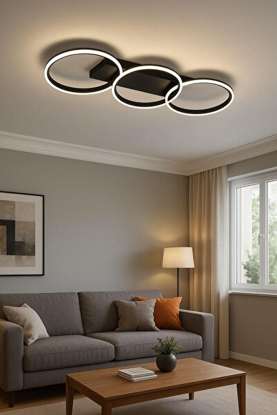 FERLUCE AVİZE LEDLİ AVİZE AUDİO 3 LU PLOFENYER