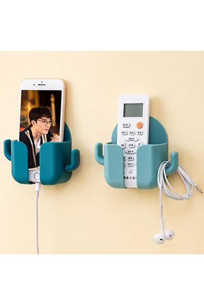 STOREMAX fee Store 2’li Duvar Askısı Telefon ve Kumanda Standı, Yapışkanlı Ço...