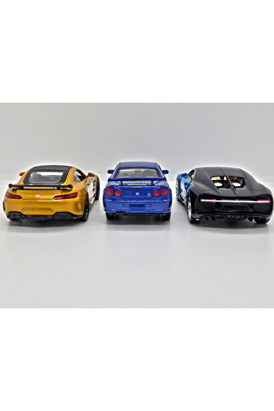WELLY 1/36 Scale Pull Back (Bmw, Mercedes, Renault, Nissan, Bugatti) Diecast Metal Model Toy Car