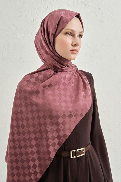 Armine Elegance İpek Pamuk Dama Şal 32