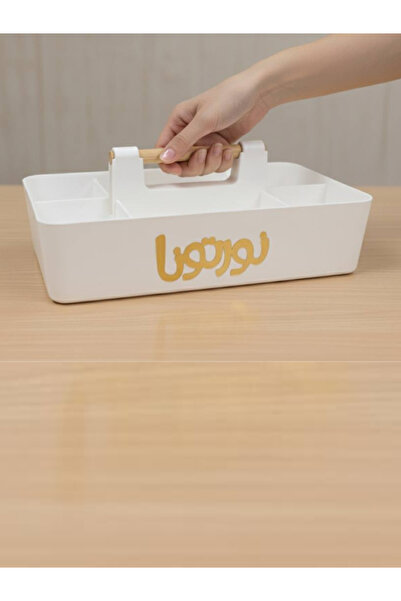 NO BRAND Nortona water and juice organizer with a luxurious design and wooden handle – versatile