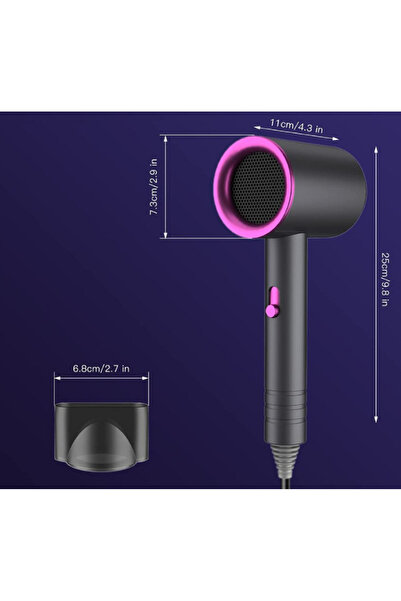 Mihai Q M068 Hair Dryer 1200W Power Ionic Technology 3 Temperature Settings