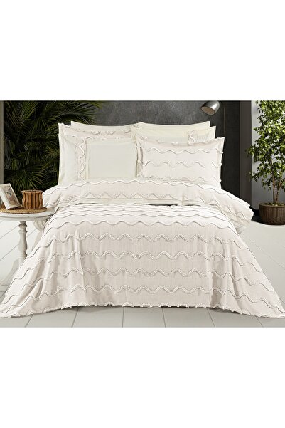 ARS HOME COLLECTION Elegant 9 Piece Pique Set (Bedspread) Dowry Set