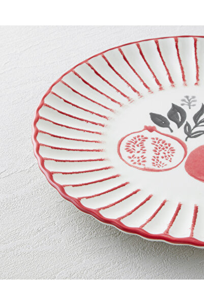 English Home Etna Ceramic Serving Plate 26.5 cm Red