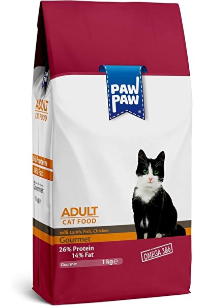 Tedarik Genel Paw Paw Yetişkin Kedi Maması Gurme 1 KG CB8215 CSS62214