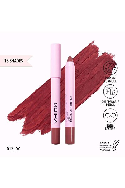 MOİRA Lip Bloom Lipstick Pencil (012, Joy)