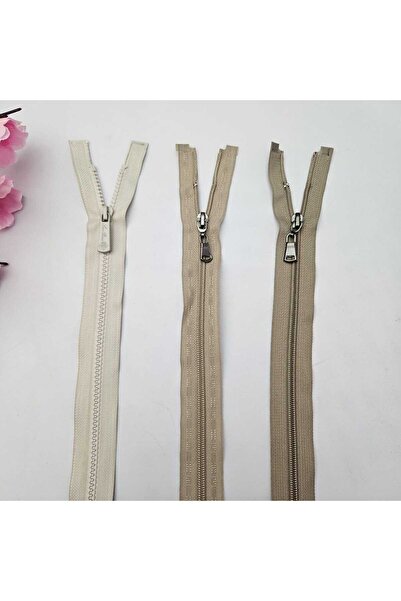 Kaf Kumaş 3 Adet Karışık Fermuar | Uzun Siyah Fermuar