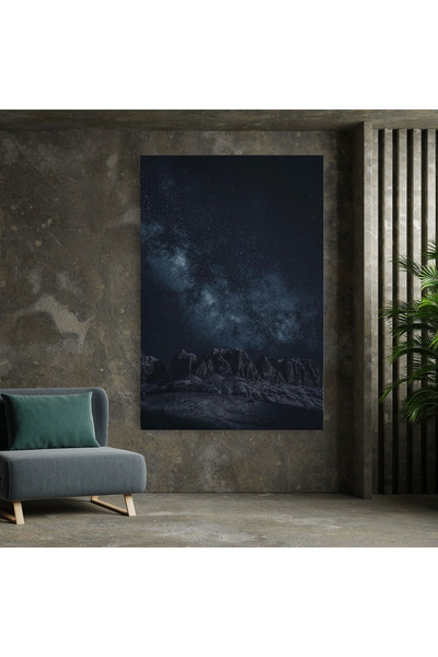 Arthub Canvas Painting, Bedroom And Living Room, Landscapes, Galactic Sky