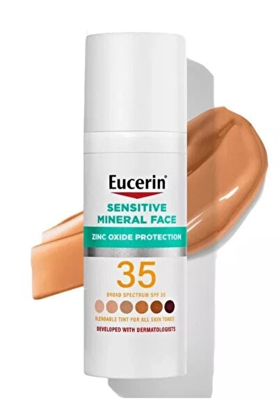 Eucerin Sun Sensitive Tinted Mineral Face Lotion SPF 35 - 1.7 oz