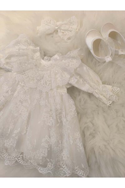 kidsense Baby Girl Lace Mevlütluk Dress Set