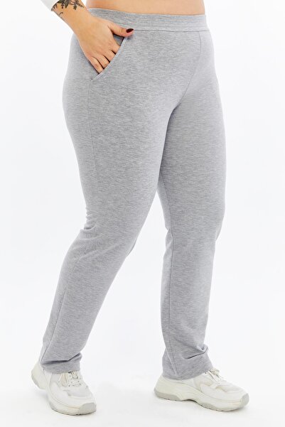 RMG Plus Size Sweatpants Gray