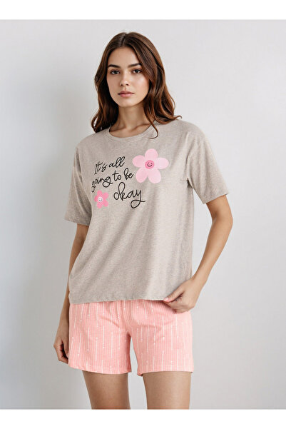 FAV Pyjama Short Set T-shirt and Shorts Cotton