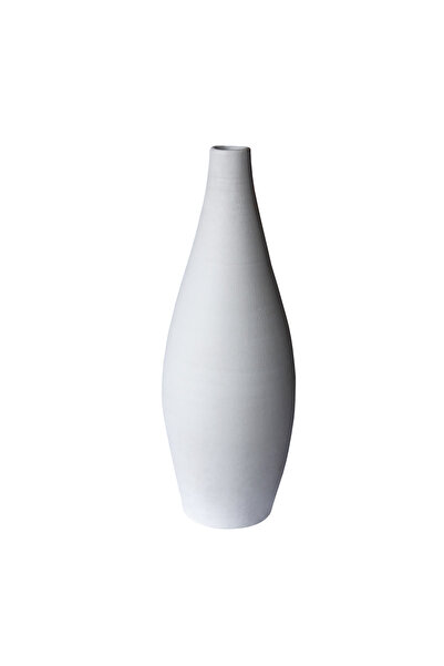 Vintage Art Company Olette Beyaz Mat Vazo