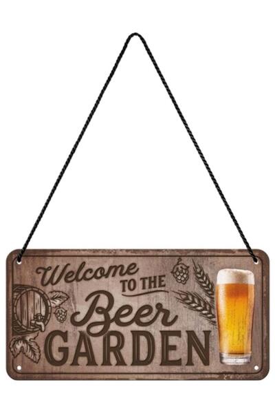 Nostalgic Art Placa metalica cu snur 10x20 cm Welcome to the Bee