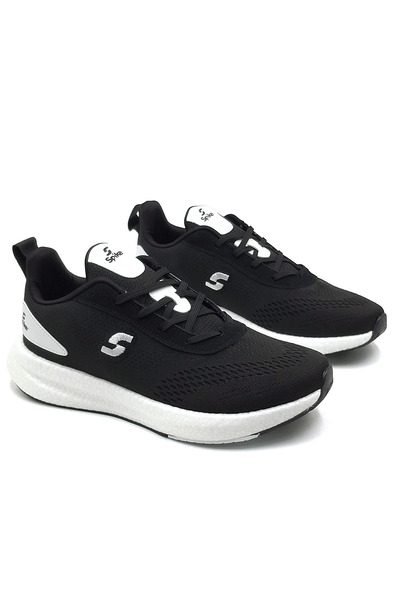 S SPIKE Black Sports Shoes, Sneaker, Casual Running Shoes, Comfortable Comfortable Shoes, Men, Women, Unisex