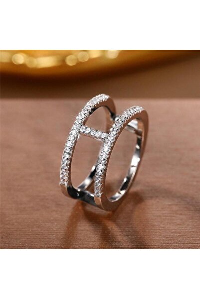 Pursehuit Inel argintiu, cu pietre de zirconiu, Jenifer C23 - 6 (circumferinț...