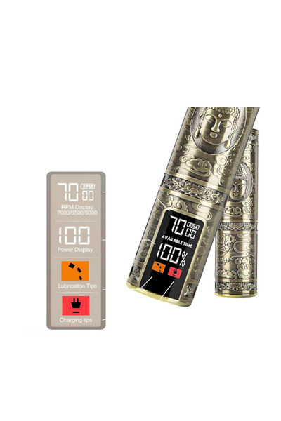 Alex VINTAGE T9 hair clipper with display and USB charging