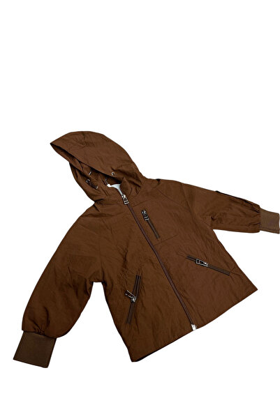 İrem Çocuk Giyim معطف واق من المطر للأطفال الأولاد مزود بجيوب بسحاب وبطانة شب...