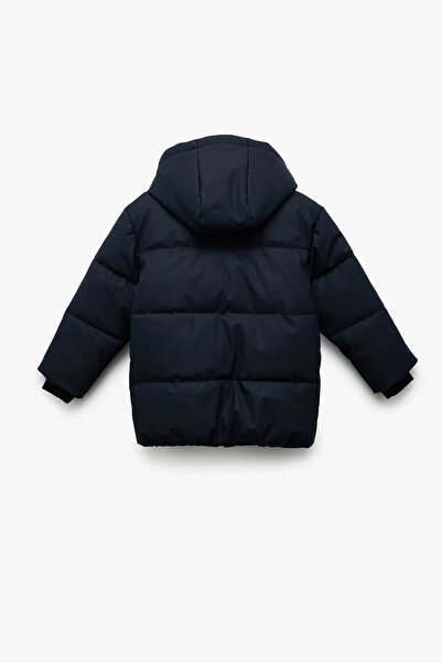 Koton Чоловічий дитячий пуховик на блискавці з капюшоном і кишенями 6WKB20002TW