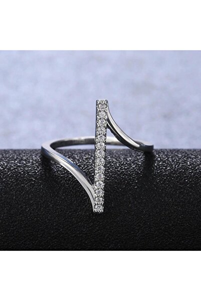 Pursehuit Inel argintiu, cu pietre de zirconiu, Sigrund C4 - 7 (circumferință: 54,5 mm)