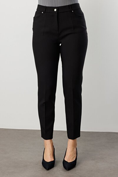 Ekol Narrow Leg Plus Size Trousers