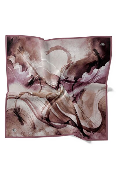 Levidor Wavy Tie-Dye Pattern Sparkling Crystal Scarf