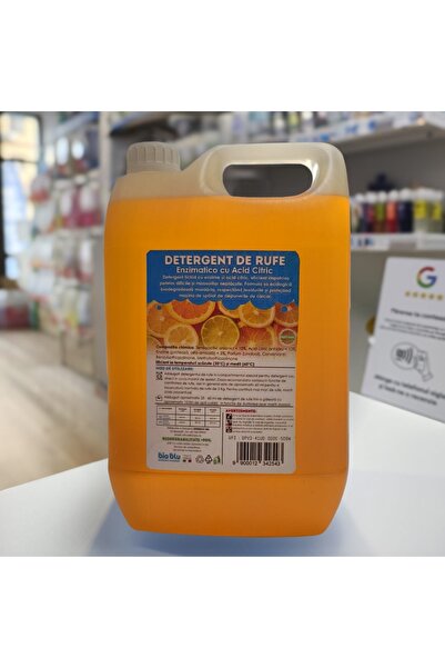 Bio Blu Detergent de rufe Enzimatico cu Acid Citric, 5 Kg