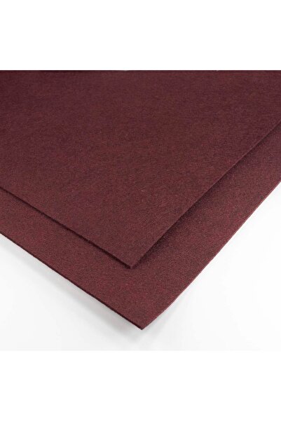 garaccu Bordo Rengi Kalın Hobi Keçe 25x25 cm - 1 Adet